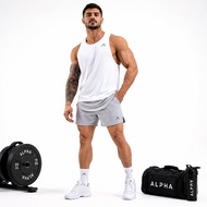 Liquidation of genuine ALPHA men's gym tank tops and MNX men's gym tank tops with high quality body-