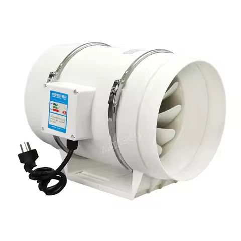 Exhaust Fan 3''4''5''6'' Silent Inline Pipe Duct Fan Bathroom Extractor Ventilation Kitchen Toilet W