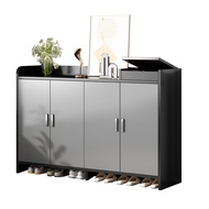 Shoe Cabinet Simple Large Capacity Multi Layer Shoe Rack Cabinet Home Gray 90cm Shoe Storage Cabinet