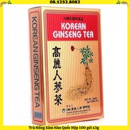 [Hộp 100 gói] Trà sâm hàn quốc Korean Ginseng tea date mới