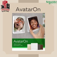 Affordable 2 Gang 2 Way Switch Avatar On Wood Wood Wood Schneider E8332L2Led_Wd_G3