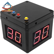 Seconds Countdown Timer 20/30 Sec, for Poker Shot Clock for Poker/Casino/Chess Tournaments, 4-Sided 