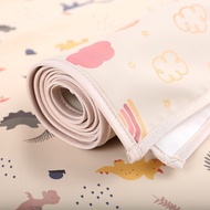 Children's waterproof urine pad baby crib overnight super soft PU waterproof urine pad baby washable