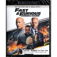 Fast &amp; Furious: Hobbs &amp; Shaw《狂野時速：雙雄聯盟》(2019) (4K Ultra HD + Blu-ray) (北歐版) [4K UHD BD] [4K藍光影碟]