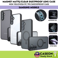 MAGNETIC FROSTED Matte / Clear PC TPU Dustproof Samsung Galaxy A56 A55 A36 A35 A16 A15 5G Phone Case