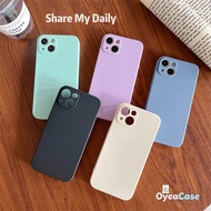 Straight Edge Phone Cases For Realme 15X 14 Pro Plus C85 C73 C71 Realme15X RealmeC85 Plain Color Cov