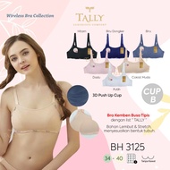 Tally Bra Kemben 3125 Full Cup B Wireless Medium Foam Bra 3D Push Up Cup Size 34 - 40