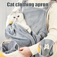 Cat Clothing Apron Pet Apron Cat Bib Cat Hugging Suit Not Touching Hair Cat Specific Clothing