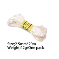 20Meter/Bag 2.5mm Chinese Knot Macrame String Bracelet Wire Cord Thread Beading Rope Polyester Stitch Cotton Sewing Skeins Embroidery For DIY Sewing Fashion Crafts