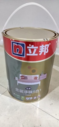立邦金裝V2 五合一淨味 乳膠漆全新 5L 白色 生產日期近 Nippon Paint裝修 油漆五升 5合1