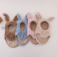 Fashion Baby Hat Season Plus Velvet Cute Rabbit Ears Ear Protection Face Protection Neck Protection 