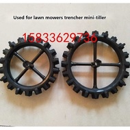 Micro tiller, solid rubber tire trencher, weed remover, micro tiller, tire wear-resistant