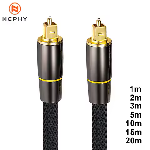 HIFI 5.1&7.1 Digital Optical Audio Cable Toslink SPDIF Coaxial Cable For Amplifiers Blu-ray Xbox PS4