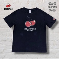 Kaos T-shirt Beanpole Sport x Kirsh Navy Original Second Preloved