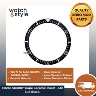 CI1260 SKX007/SRPD Slope Ceramic Insert - Mil Sub Black