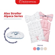 BABY MATOMILAND BABYstroller CAR SEAT BOUNCER/SEAT PADDING DINING CHAIR MAT & Pillow Dot Alpaca Seri