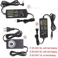 220V To 9V-24V 1A 3A 5A Universal Charger Adjustable Power Supply Adapter 5V 12V 18V DC Converter co
