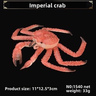 Childrens Realistic Marine Life Crab Model Toy Blue Crab Hermit Crab Coconut Crab King Crab Spider C