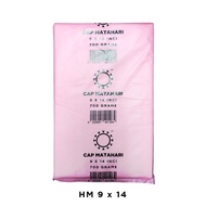 HM 9x14 Sheets - 700Gram - Plastic Bag / Plastik Beg / Plastik Bungkus HDPE - Cap Matahari