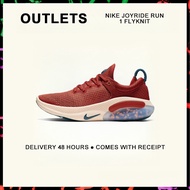 กล่องที่สมบูรณ์ Nike Joyride Run 1 Flyknit " White Red " Running Shoes AQ2731 - 600 รับประกัน 1 ปี
