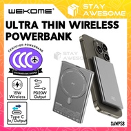 WEKOME 3C Powerbank CCC Ultra Slim 15W Wireless Magnetic Fast Charging Type C Port SAWP58