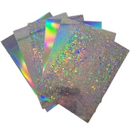 Bar Badge Laser Undercover Brushed Glitter Double Flash 128g Handmade Paper Silver Onion Paper Color