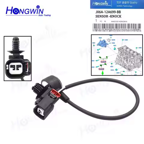 JX6A-12A699-BB JX6A12A699BB Knock Sensor For FORD EDGE 2018- ESCAPE EXPLORER 2020- JX6A-12A699-A JX6