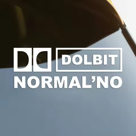 Dolbit Normalno Die-Cut Vinyl Decal Car Sticker Waterproof Auto Decors on Car Body Bumper Rear Windo