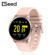 สมาทวอช ESEED kw19 smart watch women 1.3 inch thin BT4.0 Watch Active Heart rate Fitness bracelet waterproof smart watch men for samsung Dark Blue