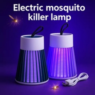 Mosquito Killer Lamp Electric Insect Zapper 2-in-1 USB Bug Trap with LED Light for Bedroom Outdoor C