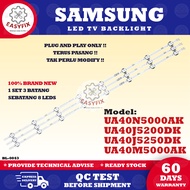 UA40N5000AK / UA40J5200DK / UA40J5250DK / UA40M5000AK SAMSUNG 40 INCH LED TV BACKLIGHT ( LAMPU TV ) 