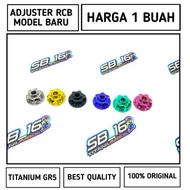 RCB S1 ADJUSTER LATEST MODEL TITANIUM GR5 Skru Titanium Skru Salaya