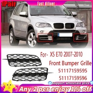 JR-1 Pair Car Front Bumper Grille Open Cover 51117159595 51117159596 For BMW X5 E70 2007-2010 Access