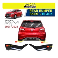 Perodua Myvi G3 2023 Rear Skirt Gear Up New Facelift Bumper Body Kit - New Model Accessories Piano -