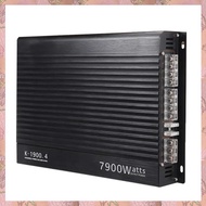 (NVIS) 12V 7900W Car Amplifier 4 Channel Powerful Car Audio Subwoofer Aluminum Vehicle Power Stereo