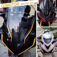 For Qianjiang QJMOTOR Sai 600  250 350  Reflective Sticker Waterproof Car Front Decoration Decal