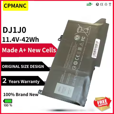 CPMANC DJ1J0 Laptop Battery for Dell Latitude 12 7280 7290 E7280 E7290 13 7380 7390 E7380 E7390 14 7