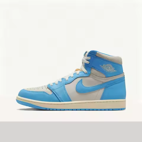 Nike Jordan Air Jordan 1 Comfortable, Versatile, Slip-Resistant, Durable High-Top Retro Basketball S