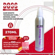 IFORM Wavy Mousse 270ml Hair Styling Foam Wax Hair Curls Mousse Moisturizes Hair Mousse