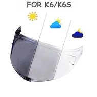 Photochromic Visor For AGV K6 K6S Helmet Glasses Screen Shield Windshield Accessories Part