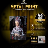 Kinzoku A6 Metal Print 1mm - Customize Photo into Metal [ Suitable for any photo ] poster wall decor