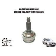 KIA CARENS II 2 NAZA CITRA (1999-2006) CV JOINT (DRIVE SHAFT HEAD) MADE BY GKN HIGH QUALITY C.V JOIN