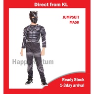 💥Ready Stock New Black Panther Costume Kids Marvel Kostum Budak Malaysia Budak Superhero Kostum Jump