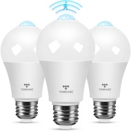 Motion Sensor Light Bulbs, 13W (100Watt Equivalent), Motion Activated Dusk to Dawn Security LED Bulb