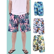 Beach shorts men's large quick drying loose thin grain rich men's floral pants quick drying breathab