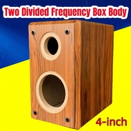 DIY 4-inch Two Divided Frequency Speaker Box Body,Speaker  Wooden Box Body,Speaker Housing,Empty Box