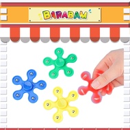 Barabam [Per Pcs] Children Toys Fidget Spinner Five-Leaf Spinner Finger Fidget Gadget Toys Finger Sp