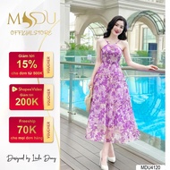 Beach Maxi Dress K31-D1-3 MDU4120 Comfortable Tropical Floral Pattern Dress from MDU