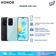 HONOR 200 Lite 8GB+8GB+512GB | Mediatek Dimensity 6080 (6 nm) | Dual SIM | GSM / HSPA / LTE / 5G