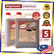Alkaline Degreaser | Engine Cleaning Chemical | Pencuci Enjin Bay Rim Bawah Kereta Oil Grease Remover 5L Oil Removal